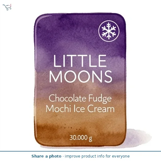 Little Moons Chocolate Fudge Mochi Ice Cream 6 x 30g