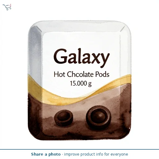 Galaxy Hot Chocolate Pods 8 x 15g