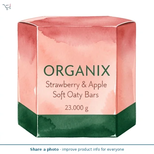 Organix Strawberry & Apple Soft Oaty Bars 6x23g