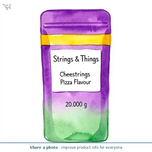 Strings & Things Cheestrings Pizza Flavour 4x20g