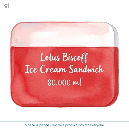 Lotus Biscoff Ice Cream Sandwich 4x80ml
