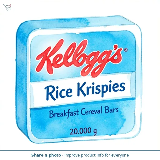 Kellogg's Rice Krispies Breakfast Cereal Bars 4 x 20g