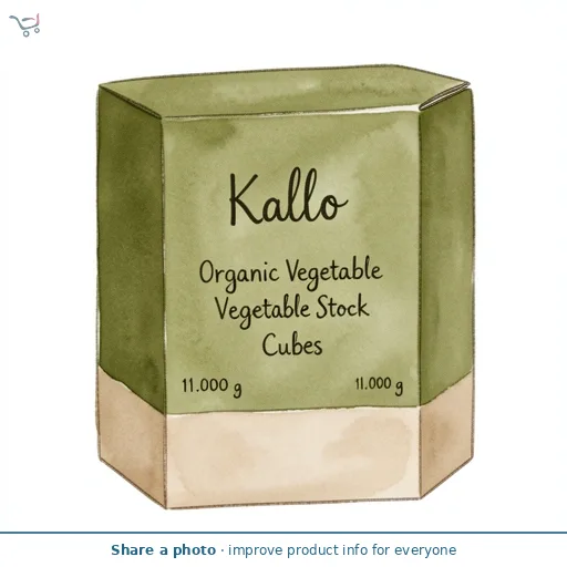 Kallo Organic Vegetable Stock Cubes 8x11g