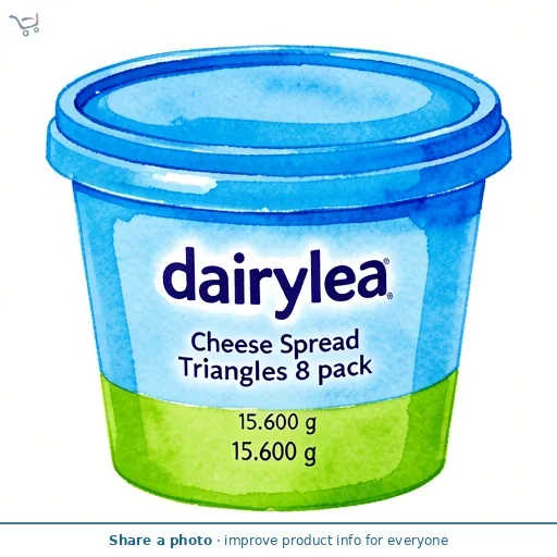 Dairylea Cheese Spread Triangles 8 pack 8x15.6G