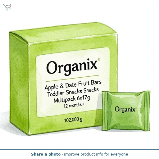 Organix Apple & Date 6 X 17G