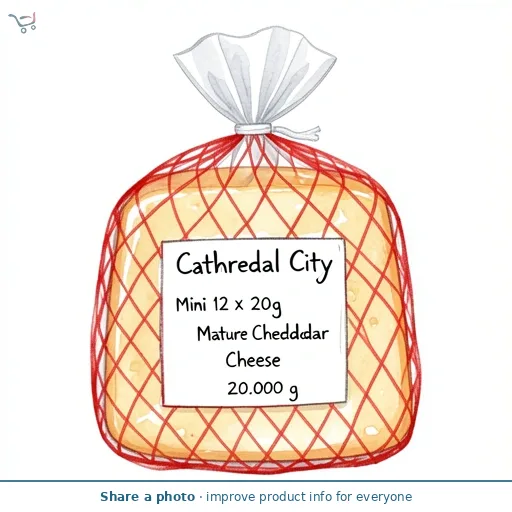 Cathedral City 12 x 20g Mini Mature Cheddar Cheese