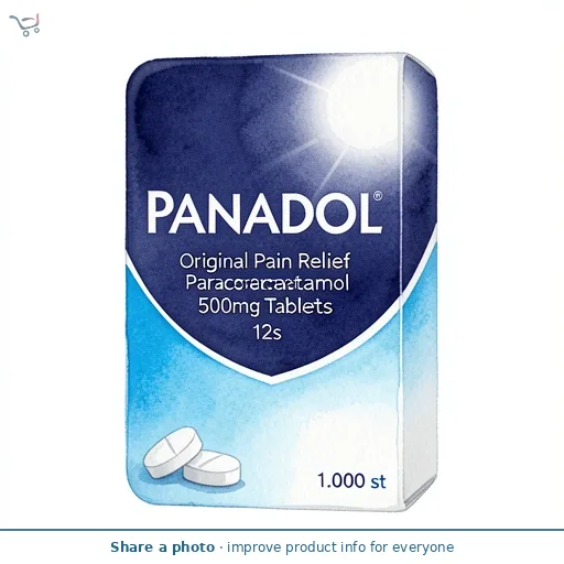 Panadol Original Pain Relief Paracetamol 500mg Tablets 12s