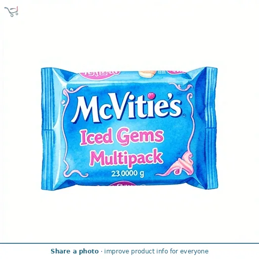 McVitie's Iced Gems Biscuits Multipack 5 x 23g