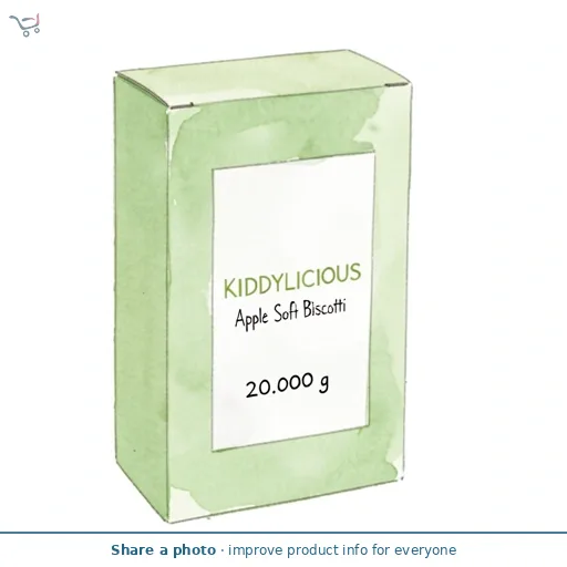 Kiddylicious Apple Soft Biscotti 6X20g