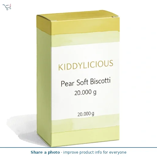 Kiddylicious Pear Soft Biscotti 6x20g