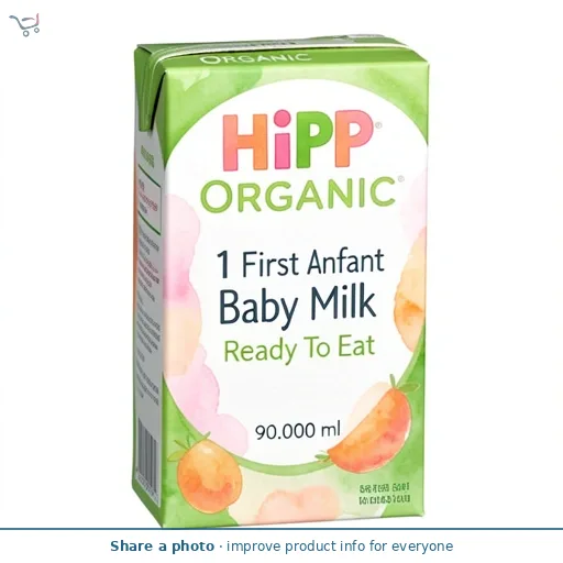 Hipp Organic 1 First Infant Baby Milk Ready To Eat 6X90ml
