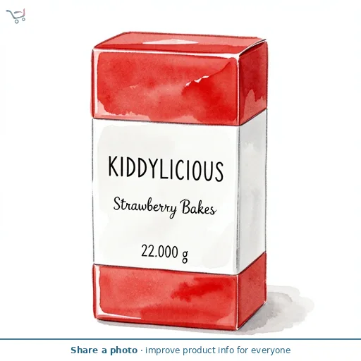 Kiddylicious Strawberry Bakes 6 X 22G