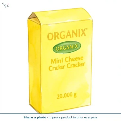 Organix Mini Cheese Cracker 4 X 20G