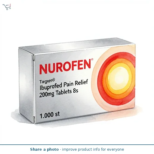 Nurofen Targeted Pain Relief Ibuprofen 200mg Tablets 8s