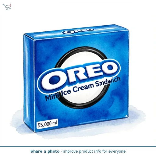 Oreo Mini Ice Cream Sandwich 6 x 55ml