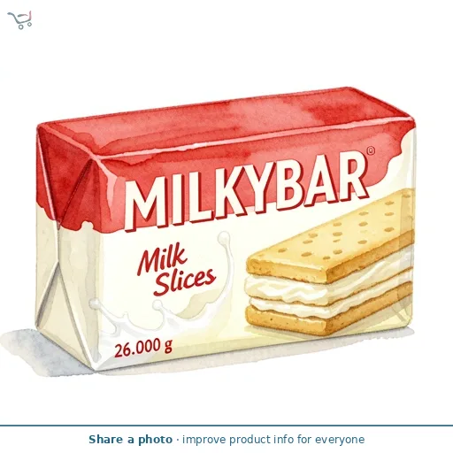 Milkybar Milk Slices 4X26g