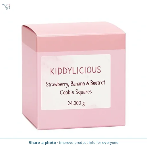 Kiddylicious Strawberry, Banana & Beetroot Cookie Squares 6x24g