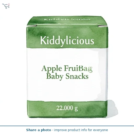 Kiddylicious Apple Fruity Bakes Baby Snacks 6x22g
