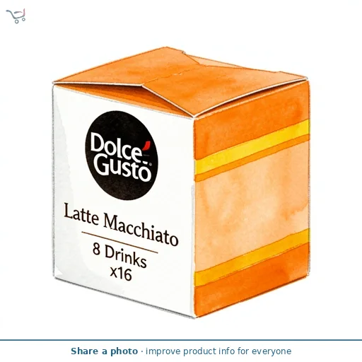 Nescafé Dolce Gusto Latte Macchiato Coffee Pods 8 Drinks, x16