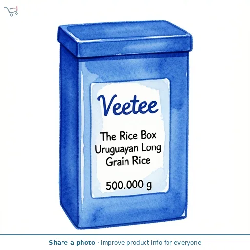 Veetee The Rice Box Uruguayan Long Grain Rice 500g