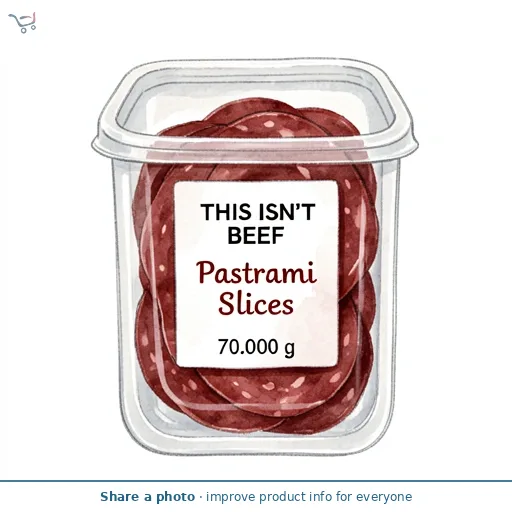 This Isn't Beef Pastrami Slices 70g