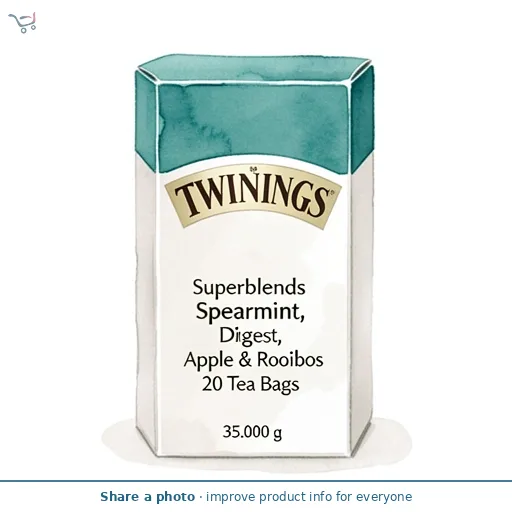 Twinings Superblends Digest Spearmint, Apple & Rooibos 20 Tea Bags