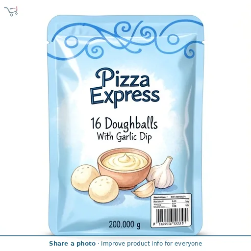 Pizza Express 16 Doughballs With Garlic Dip