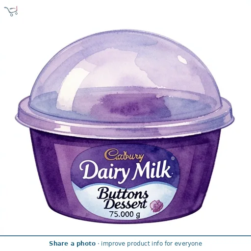 Cadbury Dairy Milk Buttons Dessert 75g