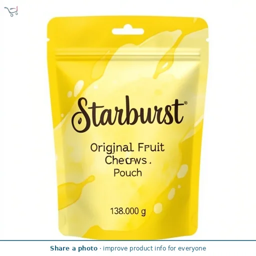 Starburst Original Fruit Chews Pouch 138g