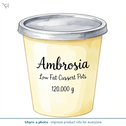 Ambrosia Low Fat Custard Dessert Pots 4 x 120g
