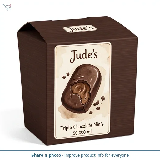 Jude's Triple Chocolate Minis 6 x 50ml