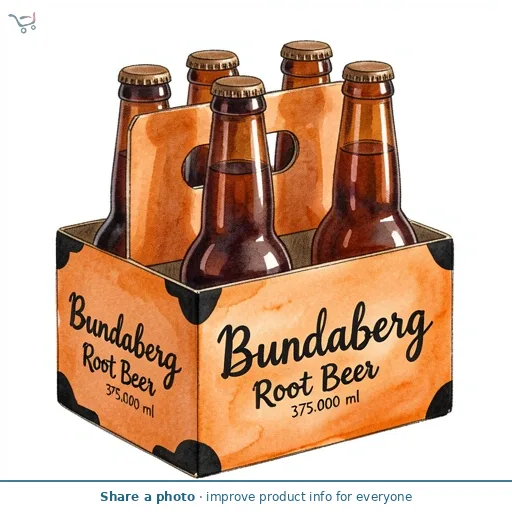 Bundaberg Root Beer 4x375ml