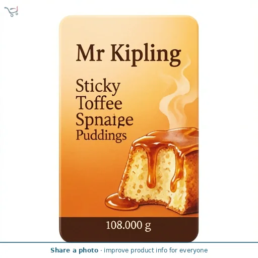 Mr Kipling Sticky Toffee Sponge Puddings