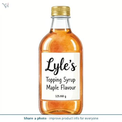 Lyle's Topping Syrup Maple Flavour   325g
