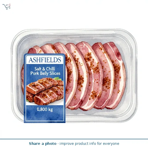 Salt & Chilli Pork Belly Slices