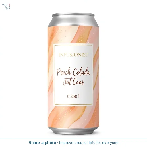 Peach Colada Cocktail Cans
