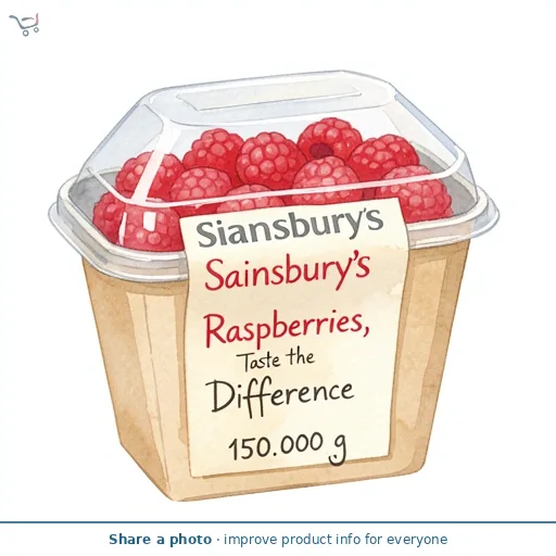 Sainsbury's Raspberries, Taste the Difference 150g