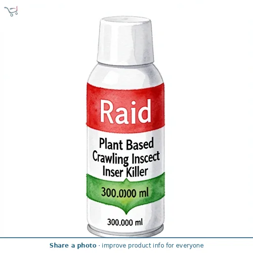 Raid Plant Based Crawling Insect Killer 300ml