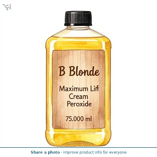 B Blonde Maximum Lift Cream Peroxide