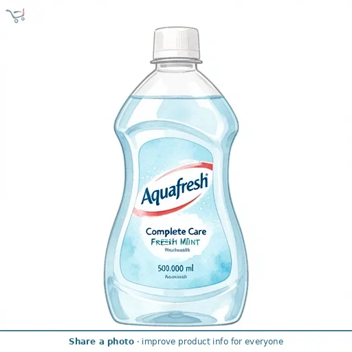 Aquafresh Complete Care Fresh Mint Mouthwash 500ml