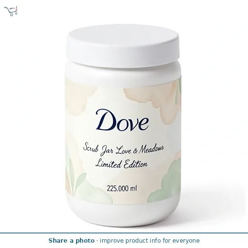 Dove Scrub Jar Love & Meadows Limited Edition 