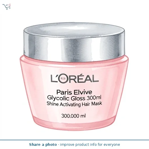 L'Oreal Paris Elvive Glycolic Gloss Shine Activating Mask for Dull Hair 300ml