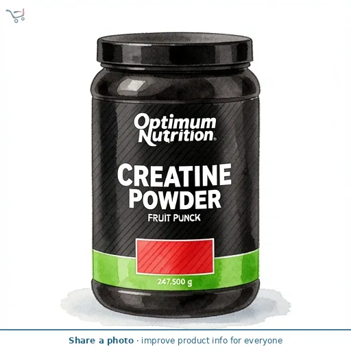 Optimum Nutrition Creatine Powder Fruit Punch 247.5G