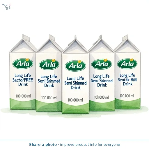 Arla LactoFREE Long Life Semi Skimmed Milk Drink 5 x 20ml