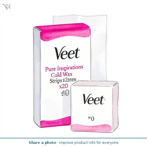 Veet Pure Inspirations Cold Wax Strips x20