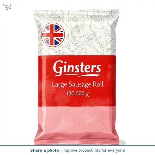 Ginsters Large Sausage Roll 130g