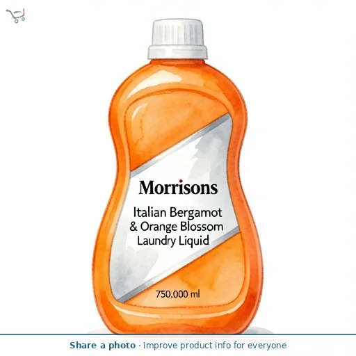 Morrisons Italian Bergamot & Orange Blossom Laundry Liquid