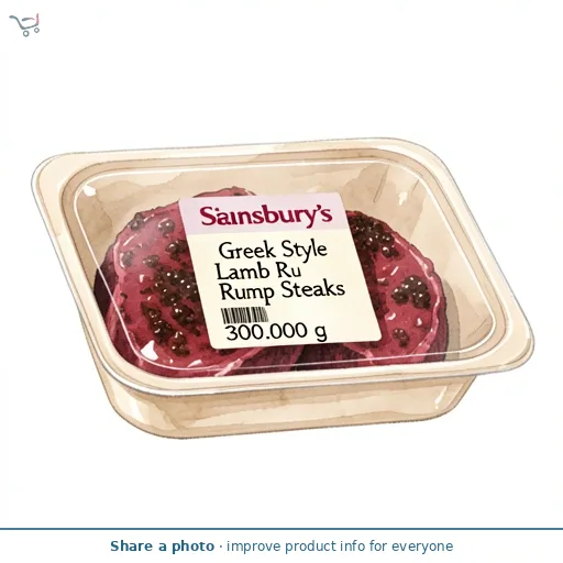 Sainsbury's Greek Style Lamb Rump Steaks 300g