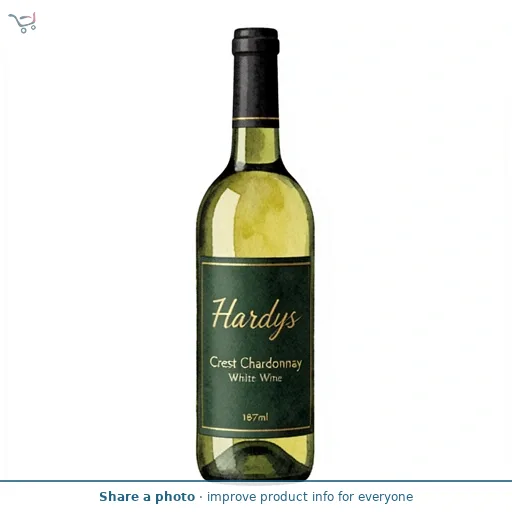 Hardys Crest Chardonnay White Wine 187ml
