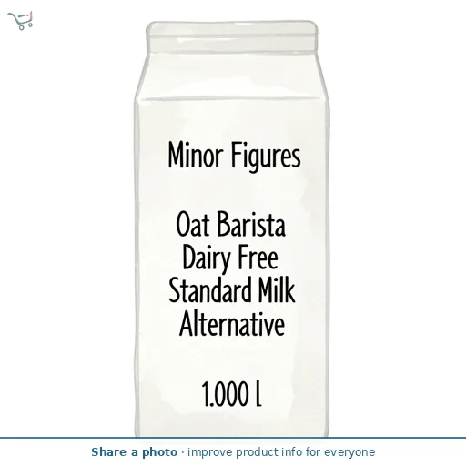 Minor Figures Oat Barista Dairy Free Standard Milk Alternative